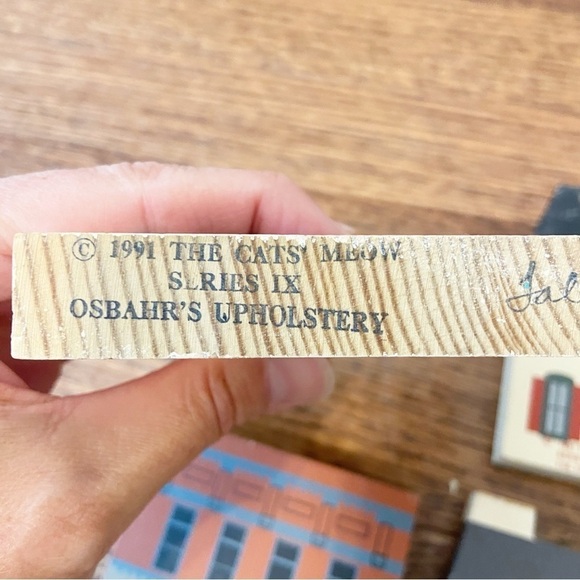 The Cat’s Meow | Vintage 1991 Series IX Lot of 4 Miniature houses Cottage Core - Picture 8 of 10